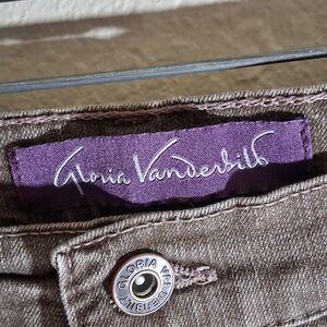 Gloria Vanderbilt Women's Brown Jeans 16 260757